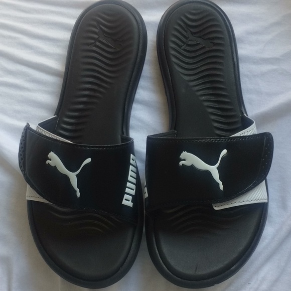 puma slide flip flop